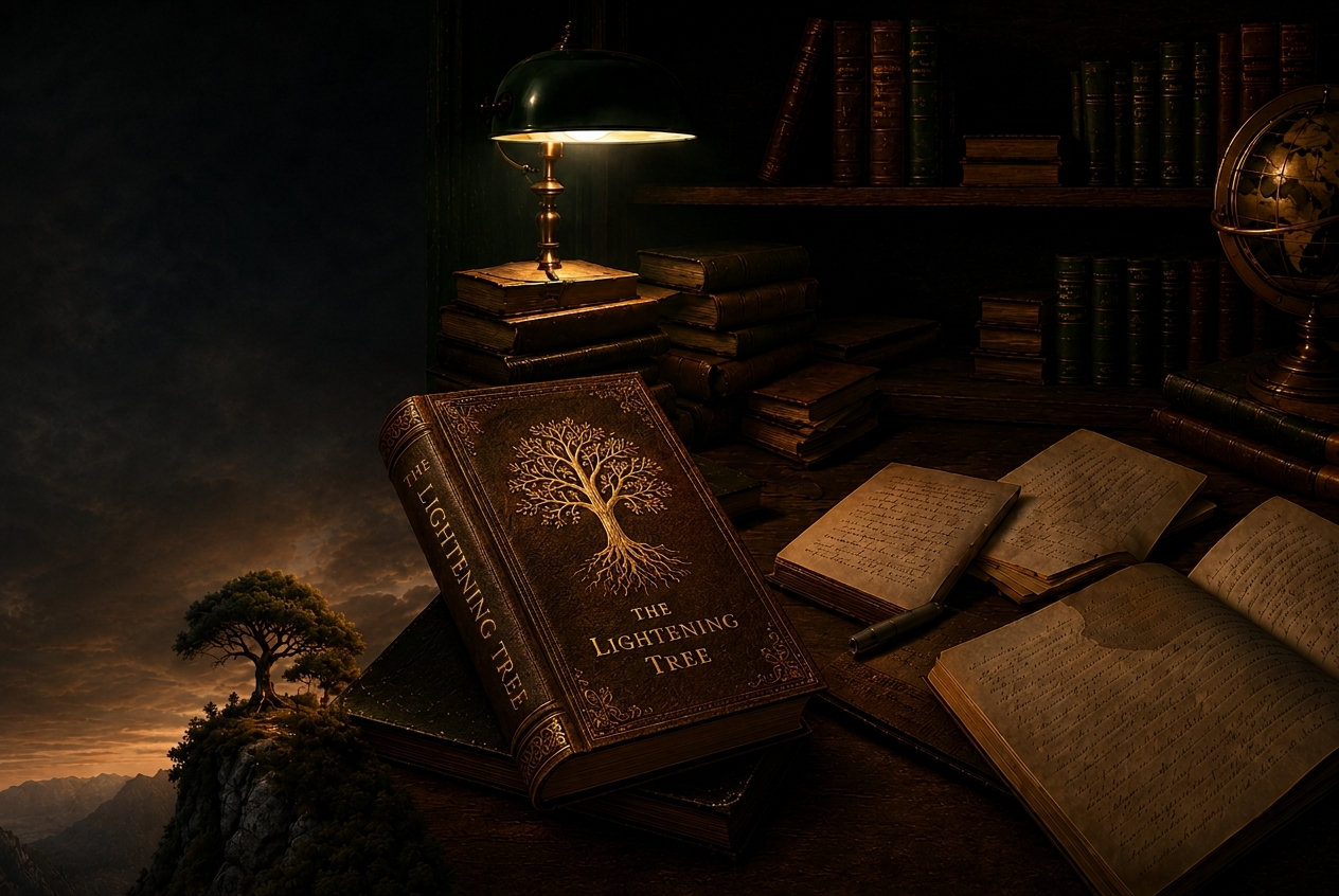 Original Italus dark literary desk